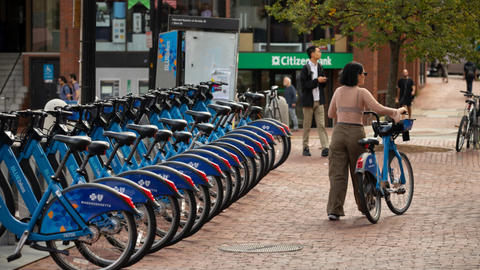 Bluebike station