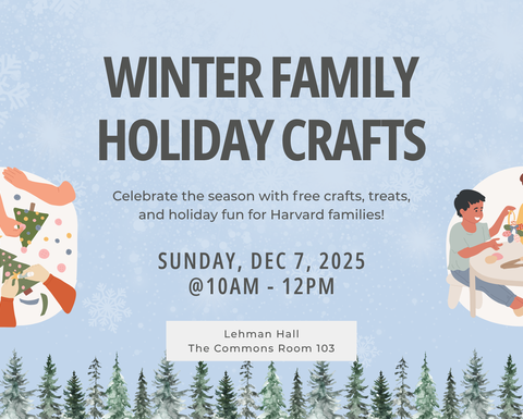 Event invitation - Winter Family Holiday Crafts 2025